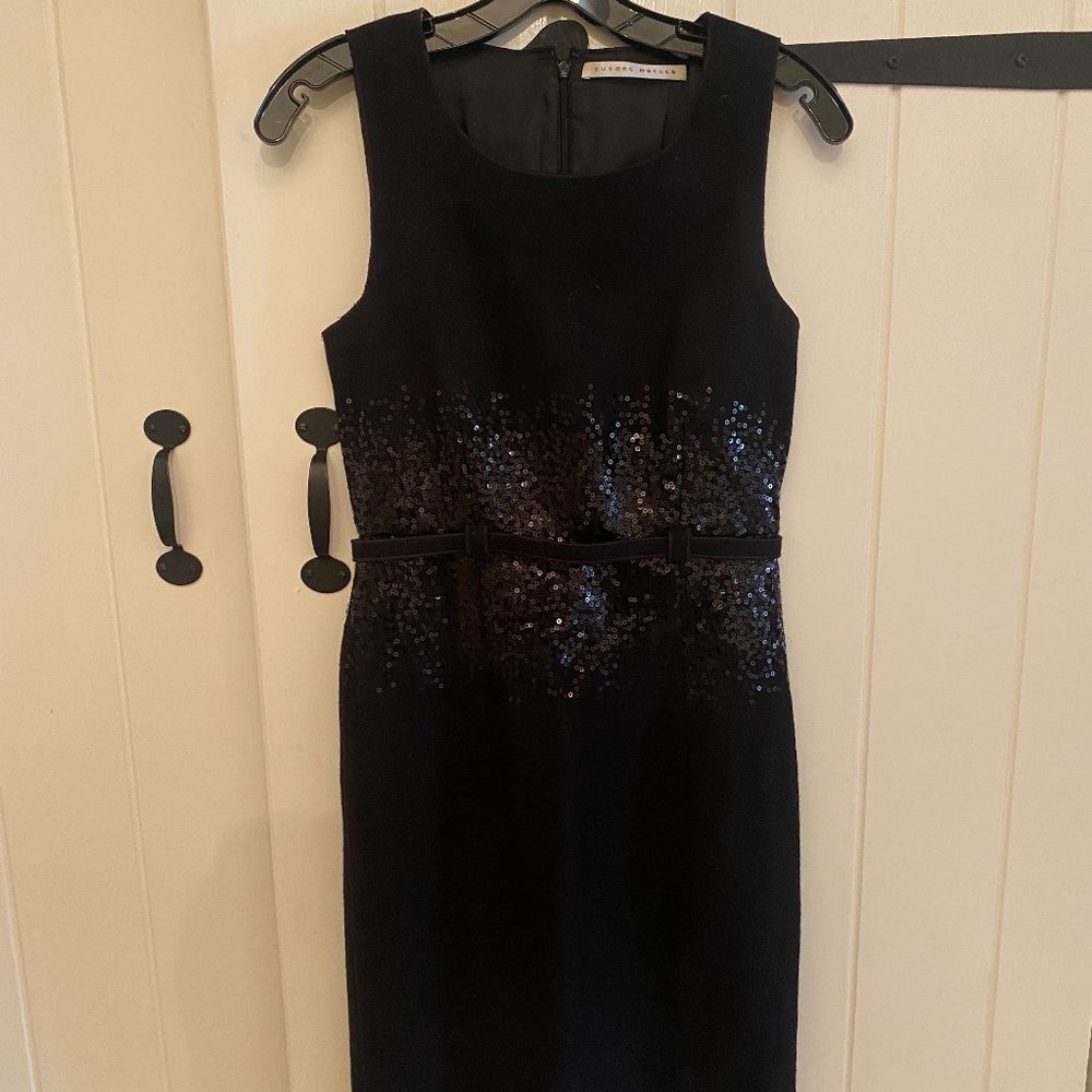 Size 4 Black Susana Monaco Dress with Sequins
